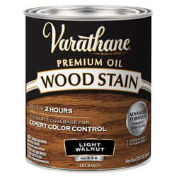 Varathane Semi-Transparent Light Walnut Oil-Based Urethane Modified Alkyd Wood Stain 1 qt