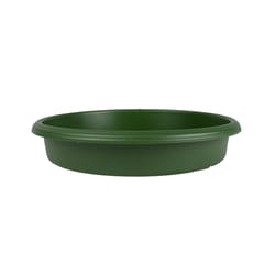 HC Companies Panterra Plastic Texture Plant Saucer Green