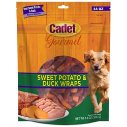 Cadet Duck & Sweet Potato Treats For Dogs 14 oz 1 pk