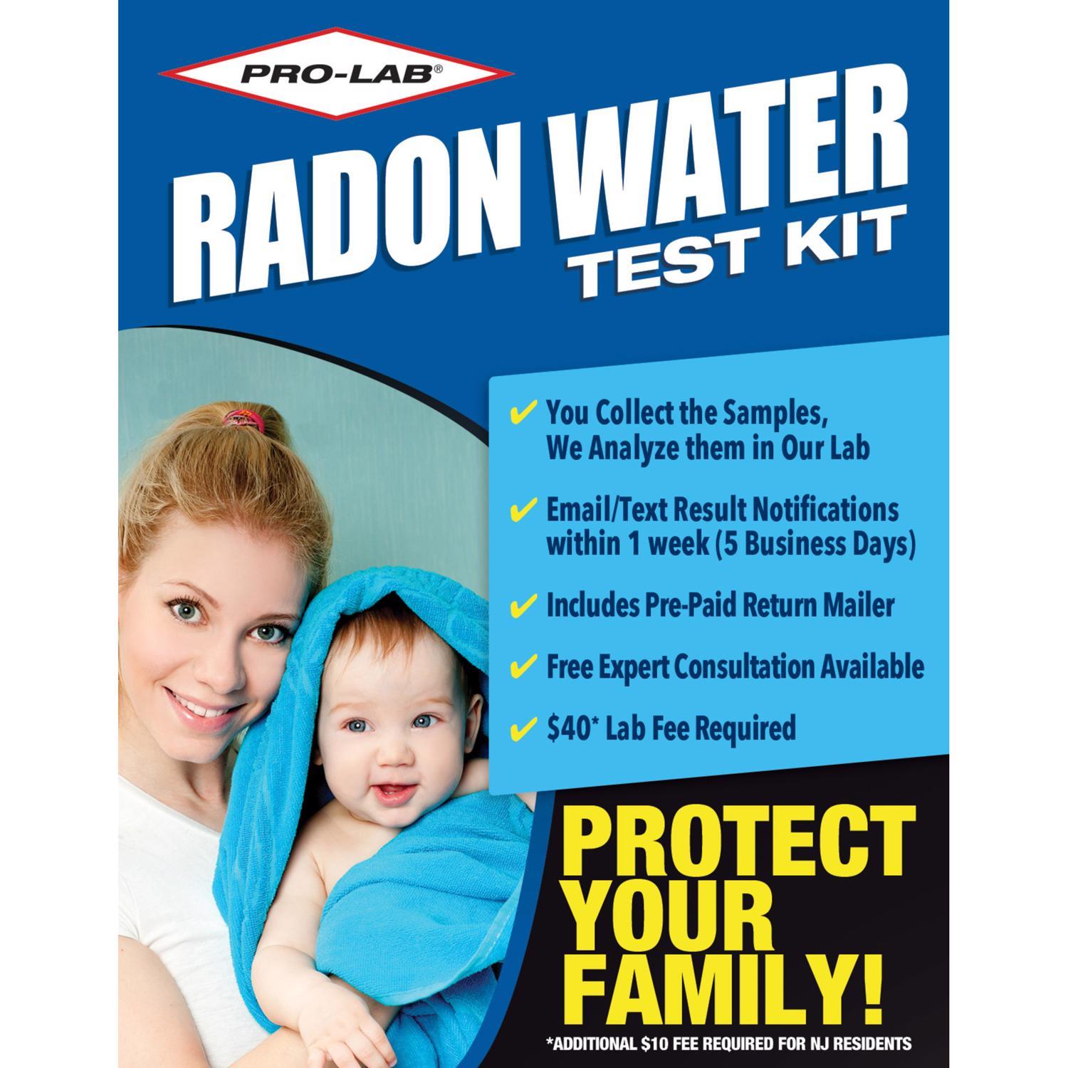 Pro lab RW103 RADON in Water Test Kit