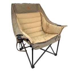 Black Sierra Equipment Tan Camping Chair 40 in. H X 40 in. W X 32 in. L 1 each