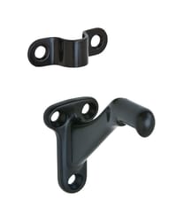 Ives Black Brass Handrail Bracket