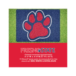 U-Stencil Fresno State Paw No Stick Lawn Stencil