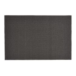 Chilewich 36 in. W X 60 in. L Gray Solid Vinyl Floor Mat