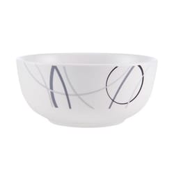 Studio Nova 16 oz White Porcelain Bowl Set 4 pc