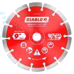 Diablo 9 in. D X 7/8 in. Diamond Segmented Masonry Cut-Off Disc