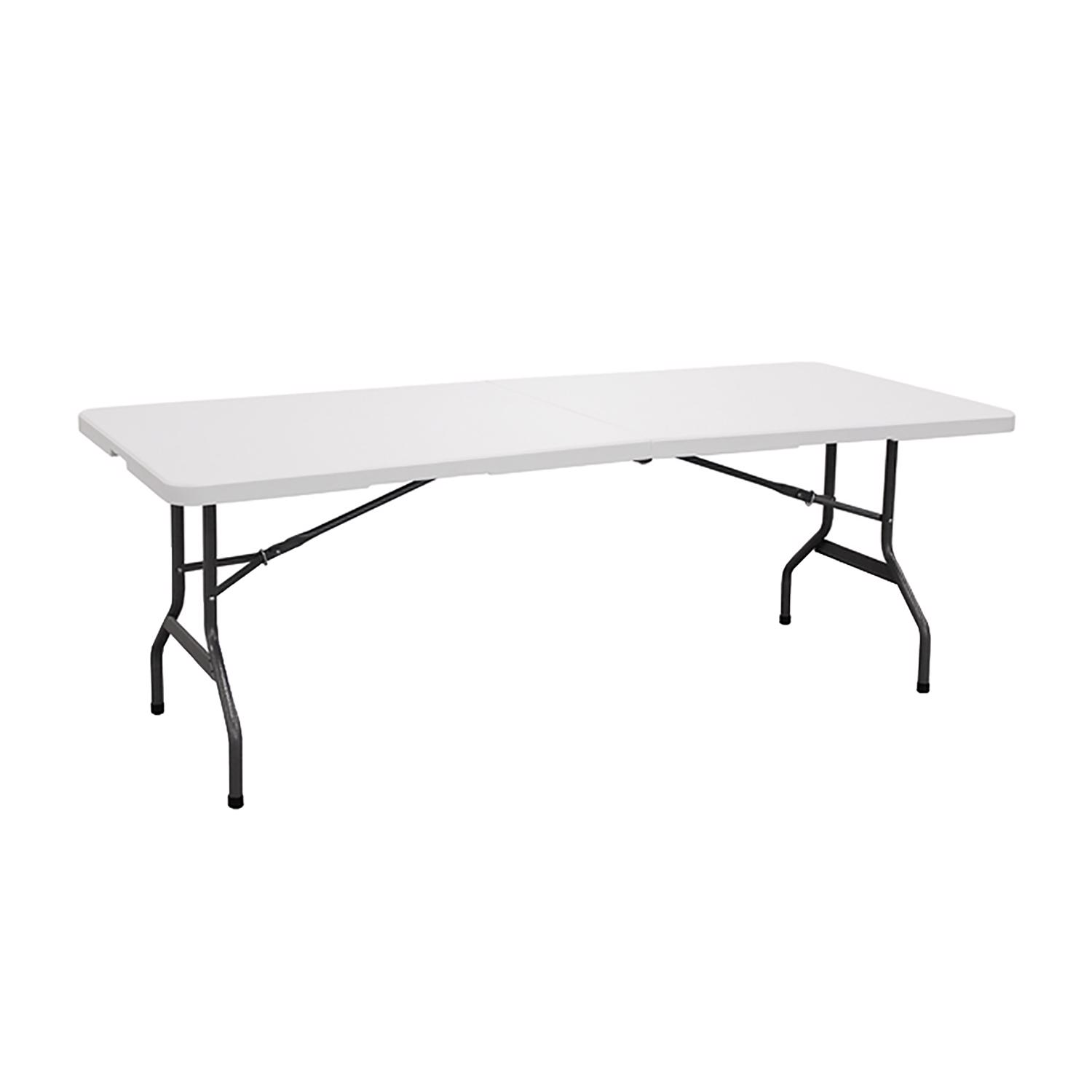 Living Accents 30 in. W X 72 in. L Rectangular Fold-in-Half Table