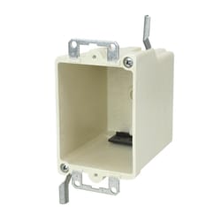 Allied Moulded Old Work 18 cu in Rectangle Polycarbonate 1 gang Electrical Box Off White