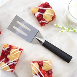 Rada Cutlery Black/Silver Nickel Stainless Steel Spatula