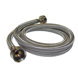 Plumb Pak 3/4 in. FHT X 3/4 in. D FHT 5 ft. Stainless Steel Washing Machine Hose