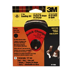 3M 5 in. Aluminum Oxide Hook and Loop Sanding Disc Assorted 1 pk