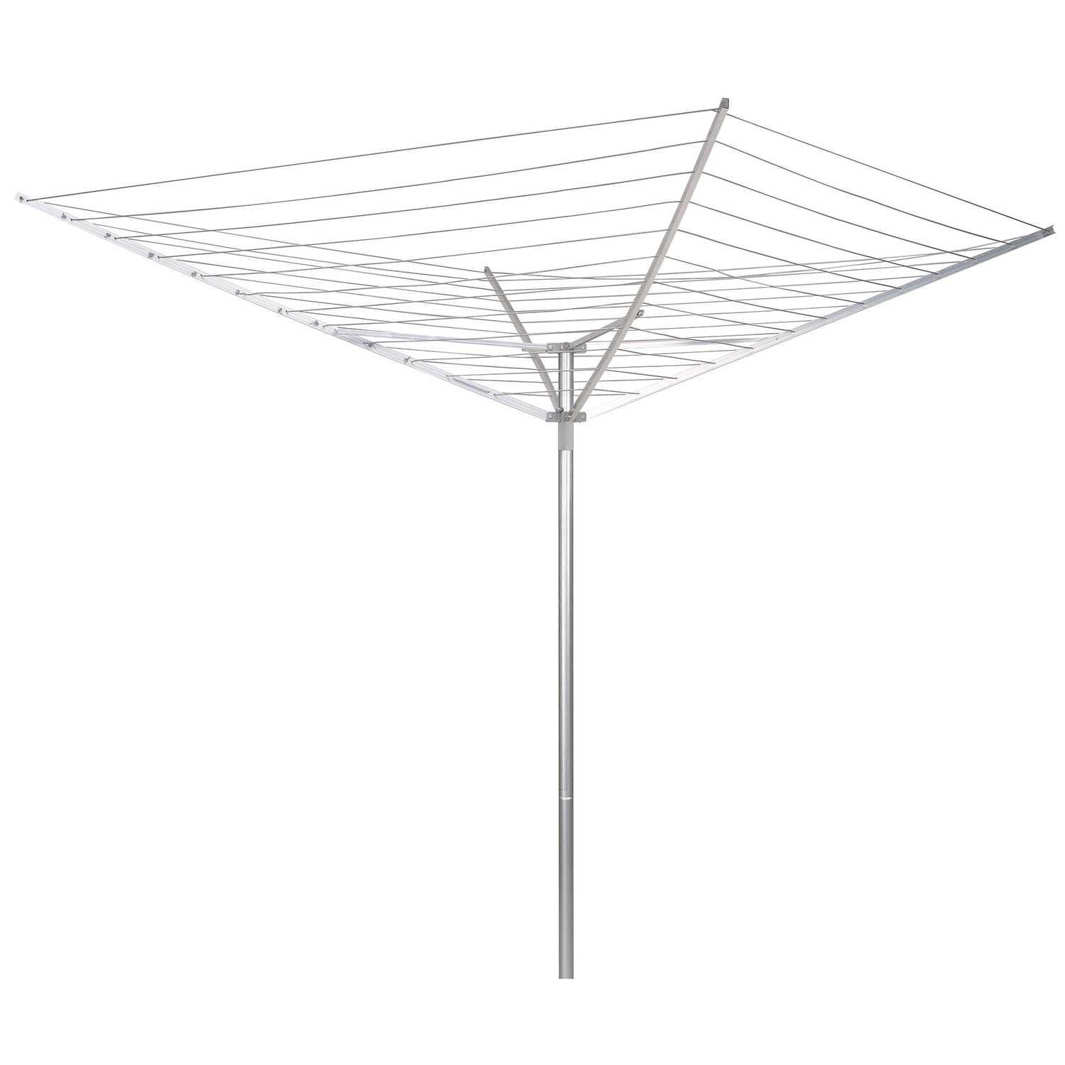 Household Essentials 72 in. H x 73 in. W x 73 in. D Aluminum Umbrella