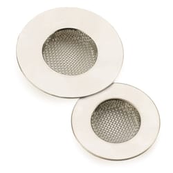 RSVP International Endurance Silver Stainless Steel Sink Strainer Set