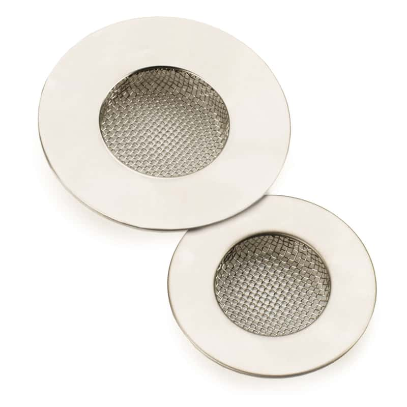 Rsvp International Endurance Silver Stainless Steel Sink Strainer Set 