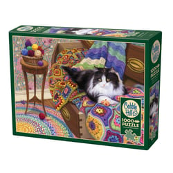 Cobble Hill Comfy Cat Jigsaw Puzzle 1000 pc