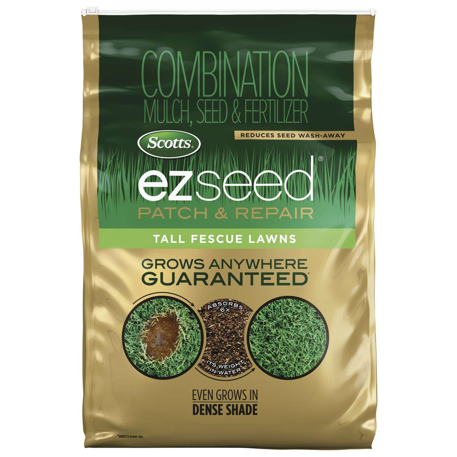 Scotts EZ Seed Tall Fescue Grass Dense Shade Seed, Mulch & Fertilizer 20 lb Ace Hardware