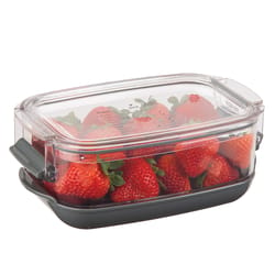 Progressive Prepworks 1.2 quart qt Clear/Gray Produce Keeper 1 pk