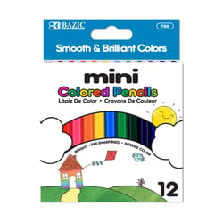 Bazic Products Mini Colored Pencil 12 pk