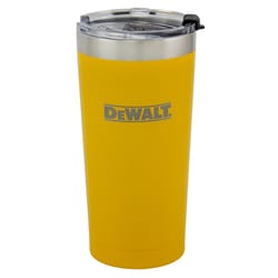 DeWalt 20 oz Yellow BPA Free Vacuum Insulated Tumbler