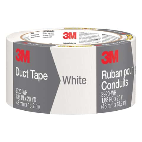 3M Duct Tape General Purpose Utility White Rubberized Duct Tape