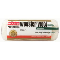 Wooster Wool Lambskin 9 in. W X 1 in. Regular Paint Roller Cover 1 pk