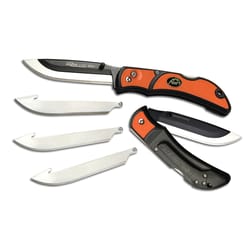Outdoor Edge RazorLite Orange 420J2 Stainless Steel 6.8 in. Knife Set