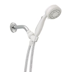 Delta White Stainless Steel 7 settings Showerhead 1.75 gpm