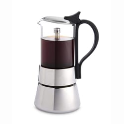 Fino 4 cups Black/Clear Coffee & Espresso Maker