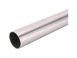 Knape & Vogt Pro HD 72 in. L X 1-3/8 in. D Brushed Nickel Steel Closet Rod