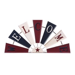 Glitzhome Patriotic Wall Decor Iron 1 pc