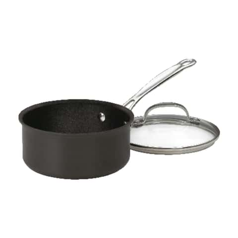 Cuisinart Chef's Classic Stainless Steel Sauce Pan With Lid 1-1/2 qt Black  - Ace Hardware