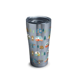 Tervis 20 oz Multicolored BPA Free Trailers and Bears Double Wall Tumbler