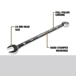 DeWalt 24 mm Metric Combination Wrench 1 pc