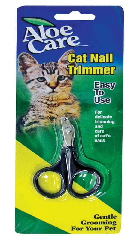 A08220 Aloe Care Black Cat Nail Clipper 1 pk sku A08220