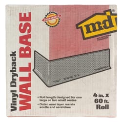 M-D 4 in. H X 4 in. W X 60 ft. L Prefinished Almond Vinyl Wall Base