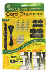 Gardner Bender 12.1 in. L Multicolored Plastic Wire Organizer Kit