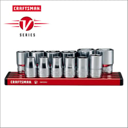 Craftsman V-Series 3/8 in. drive S Metric 6 Point Socket Set 12 pc