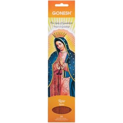 Gonesh Orange Our Lady of Guadalupe - Rose Scent Sticks Incense 1 oz