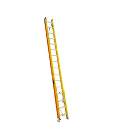 Werner Glidesafe 32 ft. H Fiberglass Extension Ladder Type IA 300 lb. capacity