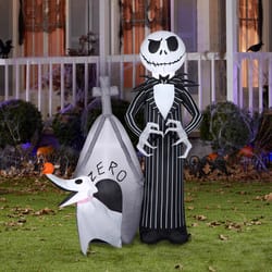 Disney Airblown 5 ft. LED Jack Skellington Jack and Zero Inflatable