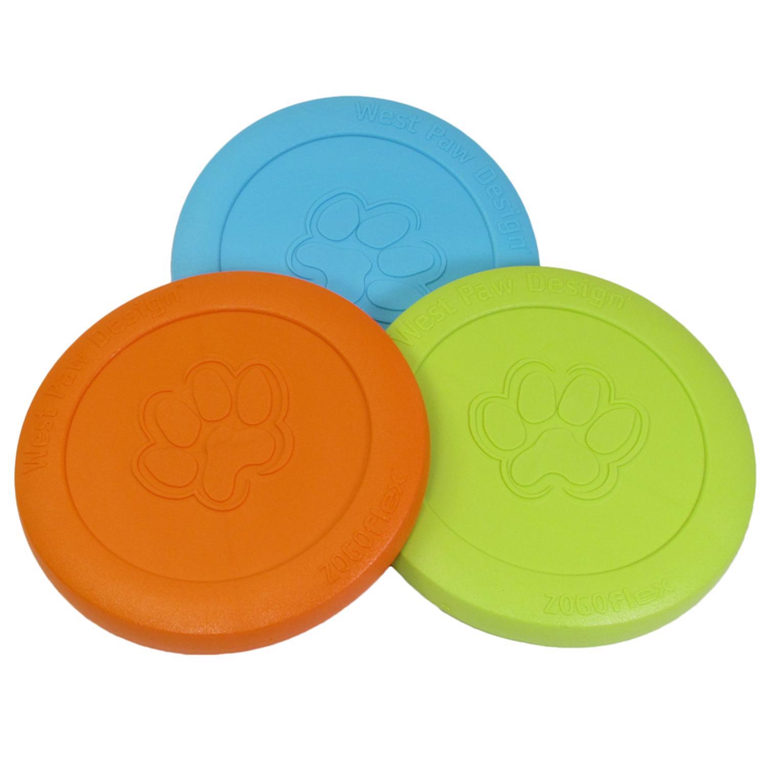 West Paw Zogoflex Green Plastic Zisc Disc Frisbee Small 1 pk