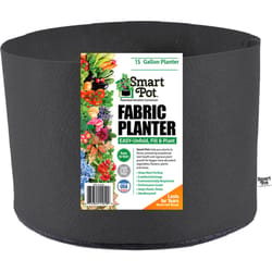 Smart Pot 13.5 in. H X 18 in. W X 18 in. D X 18 in. D Geo-Thermal Fabric Grow Bag Planter Black