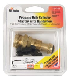 Mr. Heater Brass/Plastic Restricted Flow Soft Nose P.O.L. Cylinder Adapter