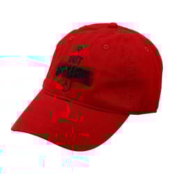 Pavilion Man Out Out Fishing Baseball Cap Red One Size Fits Most