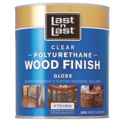 Last N Last Gloss Clear Polyurethane Wood Finish 1 qt