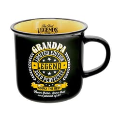 Pavilion Legends Of The World 13 oz Black/Yellow BPA Free Grandpa Mug