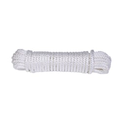 Koch Industries 3/16 in. D X 100 ft. L White Diamond Braided Nylon Rope