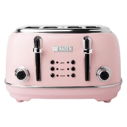 Haden Stainless Steel Pink 4 slot Toaster 8 in. H X 13 in. W X 12 in. D