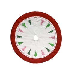 Celebrations Home Multicolored Tree Skirt 28 in.