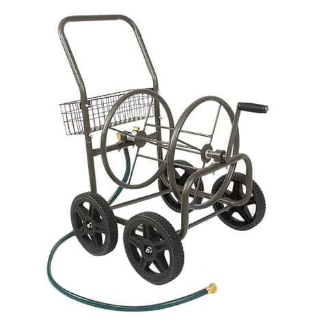 Liberty Garden 300 ft. Bronze Wheeled Hose Reel Cart - Ace Hardware